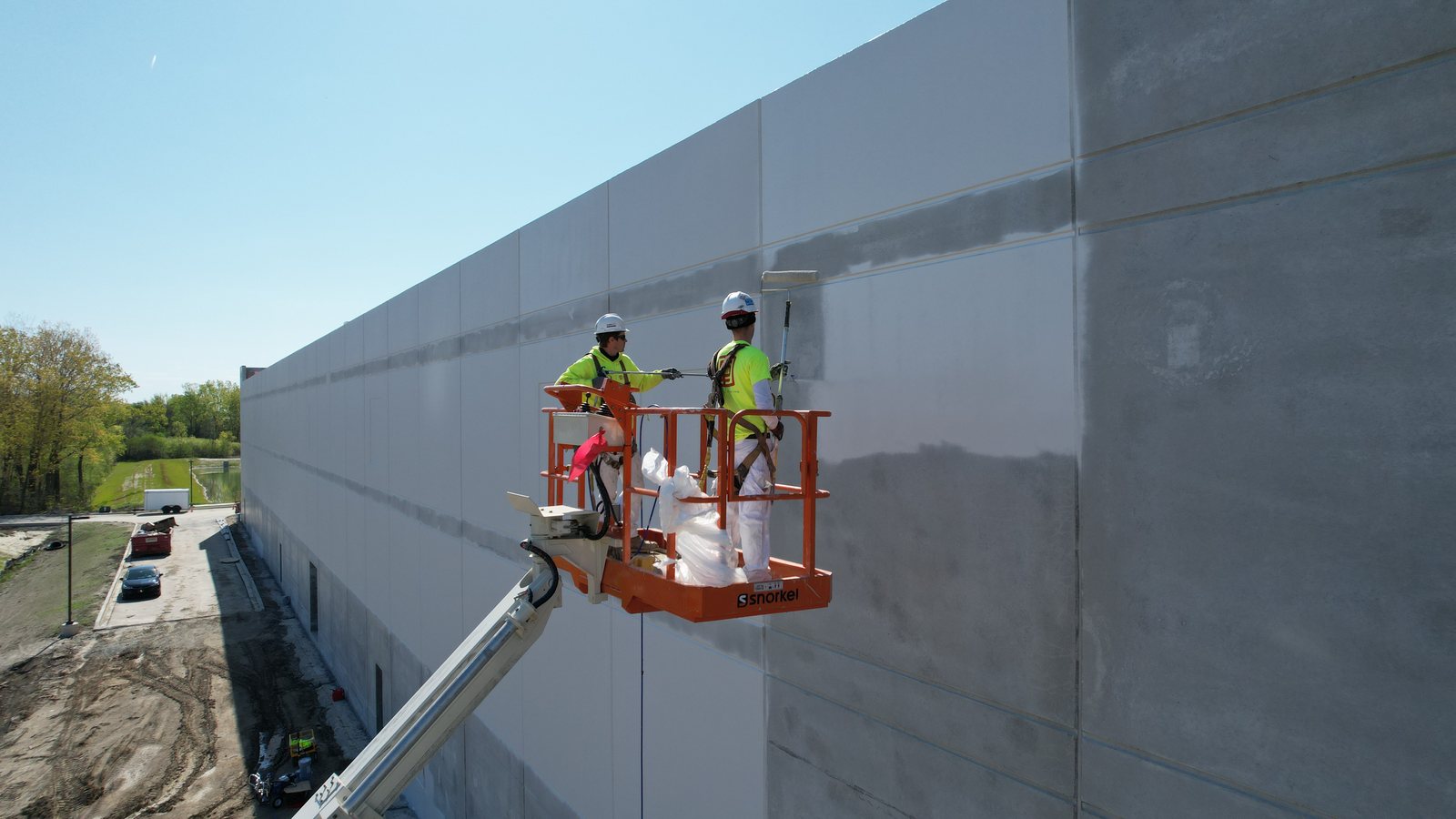 Industrial painting project by Capital Painting